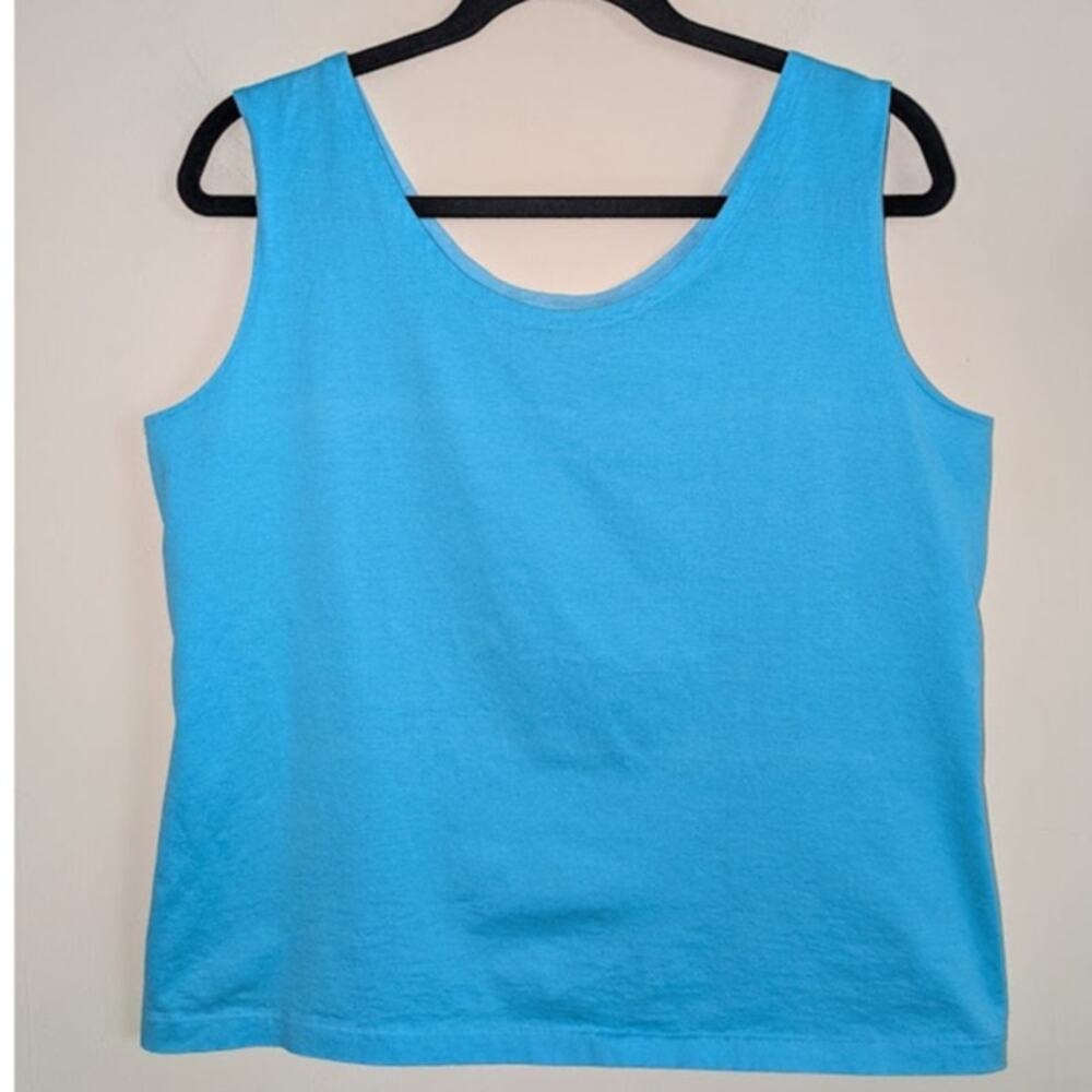 Louise Women 100% Cotton Tank Positano Italy Coastal Feminine Summer Resort Chic